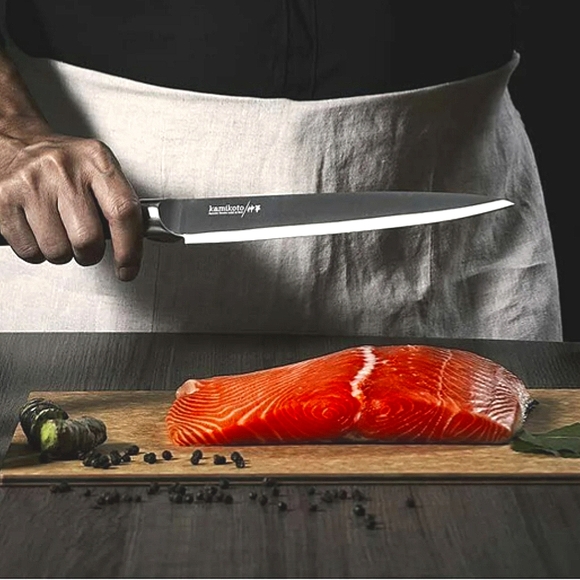 Kamikoto Japanese Knives Ibaraki Steel Kitchen Knife Set Chef Gift - Picture 2 of 7